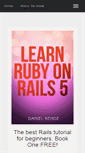 Mobile Screenshot of learn-rails.com